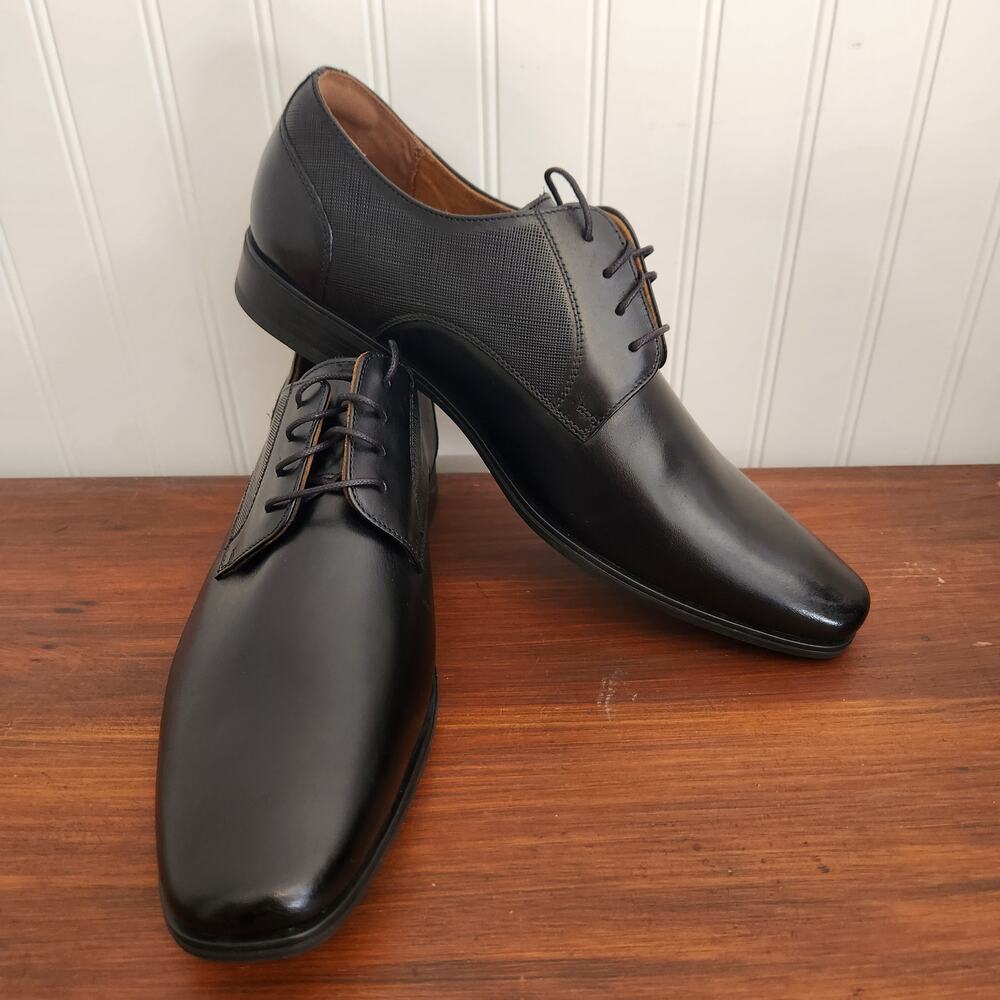 Florsheim Men's Size 11.5M Dark Brown Leather Dress‎ Shoes New